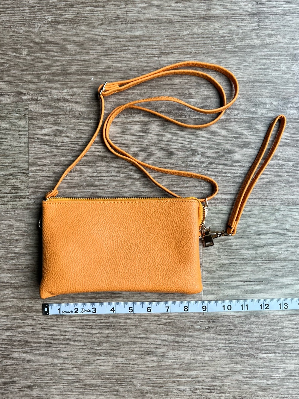 Leather Convertible Crossbody Wristlet